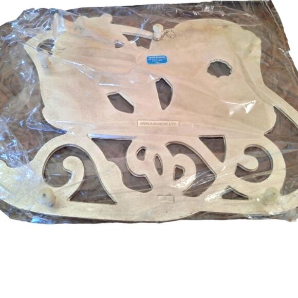 Vintage Silver Plated Holiday Sleigh Trivet Enamel Hot Plate Never Used - Picture 4 of 11